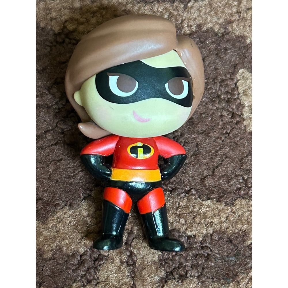Disney Pixar Incredibles Elastigirl Mrs Incredible Mini Figure 3 Inch Red Suit